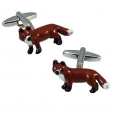 3D Fox Cufflinks