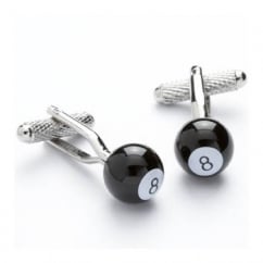 8 Ball Pool 3D Novelty Cufflinks