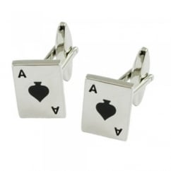Ace of Spades Novelty Cufflinks