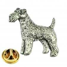 Airedale Terrier Dog Lapel Pin Badge