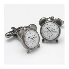 Alarm Clock Novelty Cufflinks