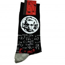 Albert Einstein E=MC2 Men's Novelty Socks