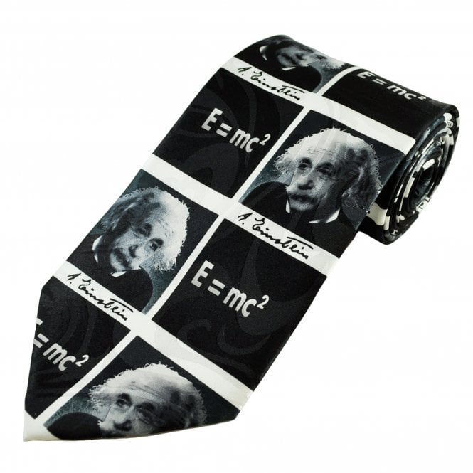 Albert Einstein E=MC2 Men's Novelty Tie