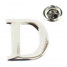 Alphabet Letter D Lapel Pin Badge