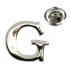 Alphabet Letter G Lapel Pin Badge
