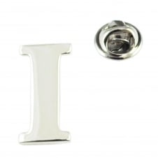 Alphabet Letter I Lapel Pin Badge