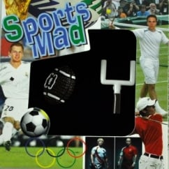 American Football Ball & Goal Posts Novelty Cufflinks