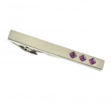 Amethyst Crystal Tie Bar