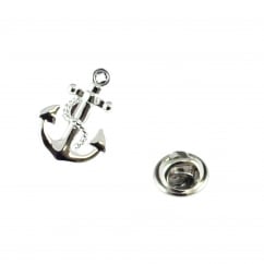 Anchor & Chain Lapel Pin Badge