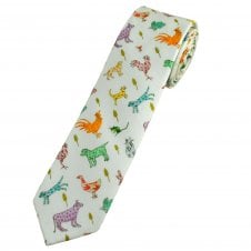 Animals Boys Tie - Made with Liberty Fabric