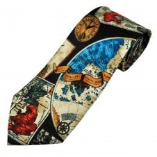 Antique Maps Men's Novelty Tie