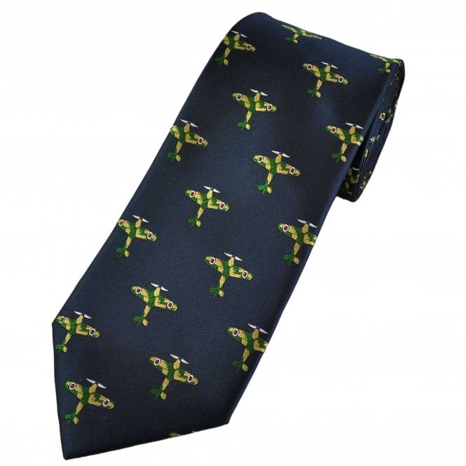 Army Planes Navy Blue Men's Novelty Tie