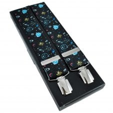 Astronomy Themed Outer Space Men's Trouser Braces