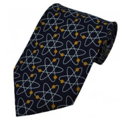 Atoms Navy Novelty Tie