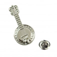 Banjo Musical Instrument Lapel Pin Badge