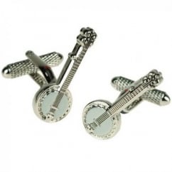 Banjo Novelty Cufflinks