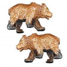 Bear Wildlife Safari Animal Cufflinks