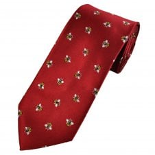 Bees Red Men's Novelty Tie