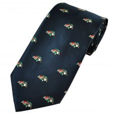 Beetle Car Navy Blue Men's Novelty Tie