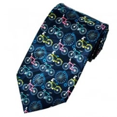 Bicycles & Penny Farthing Cycling History Novelty Tie