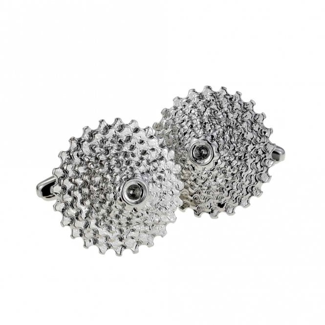 Bike 7 Ring Chain Set Sprocket Novelty Cufflinks