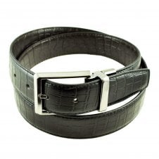 Black-Brown Reversible Leather Belt