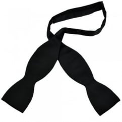 Black Self Tie Bow Tie
