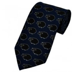 Black Sheep Novelty Silk Tie