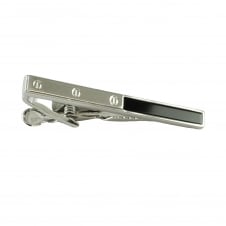 Black & Silver Tie Bar