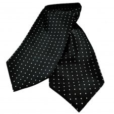 Black & White Polka Dot Day Cravat