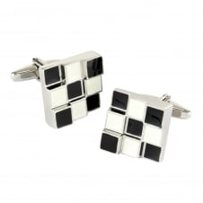 Black & White Square Cufflinks
