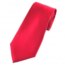 Blood Red Slub Men's Tie
