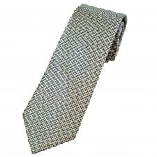 Blue, Silver & Gold Micro Checked Men's Tie