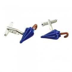 Blue Umbrella Novelty Cufflinks
