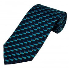 Blue Whales Men's Novelty Tie