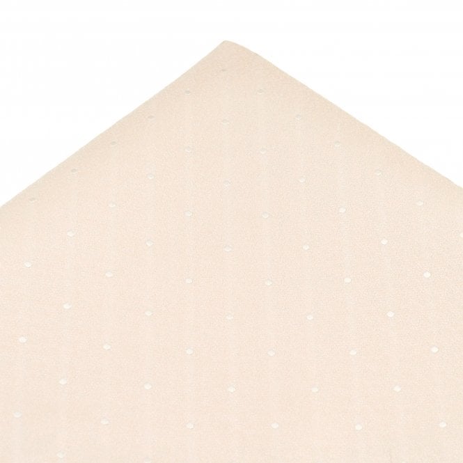 Blush Pink & White Polka Dot Pocket Square Handkerchief
