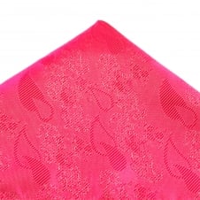Bright Pink Paisley Patterned Pocket Square Handkerchief