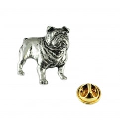 British Bulldog Pewter Lapel Pin Badge