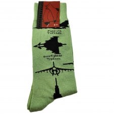 British Fighter Jets Men's Novelty Socks