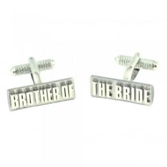 Brother of the Bride Rectangle Wedding Cufflinks