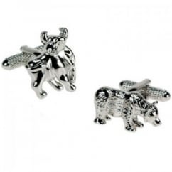 Bull & Bear Novelty Cufflinks