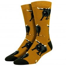 Bull Old Gold Bamboo Luxury Men's Socks