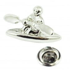 Canoe Kayak Lapel Pin Badge