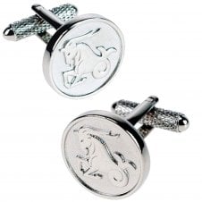 CapricornÌ´Ì_Zodiac Star Sign Birthday Luxury Cufflinks
