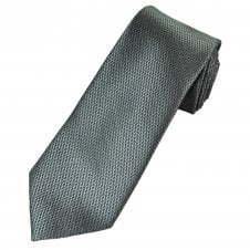 Charcoal Grey Micro Patterned Men's Tie
