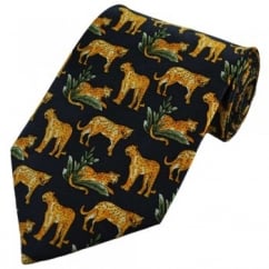 Cheetahs Novelty Silk Tie