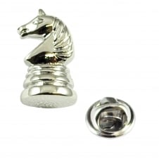Chess Playing Piece Knight Lapel Pin Badge