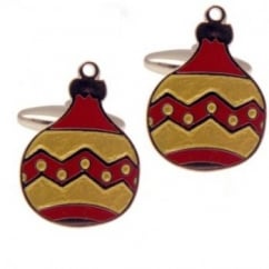 Christmas Bauble Cufflinks