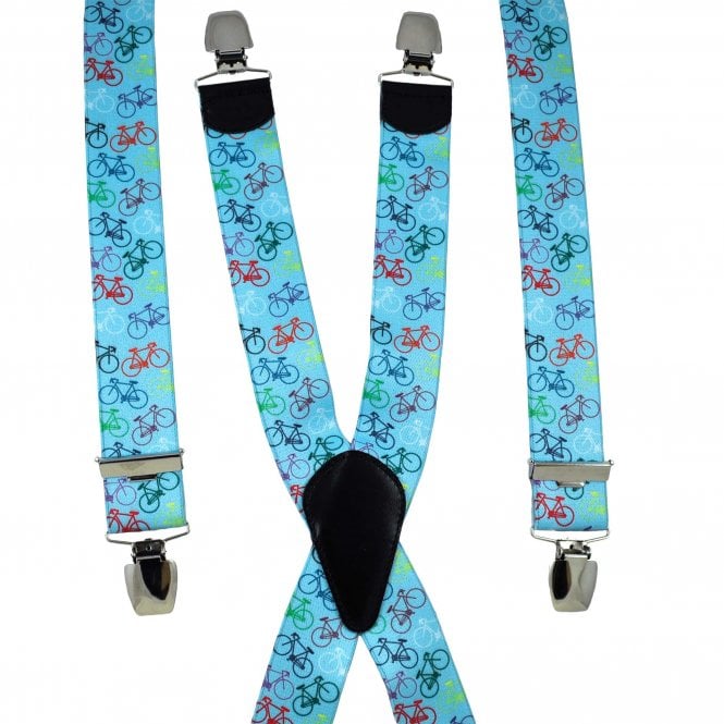 Colourful Bicycles Men's Trouser Braces