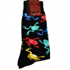 Colourful Frogs Men's Novelty Socks